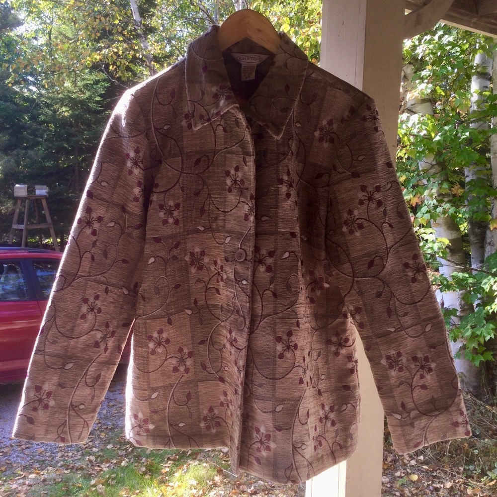 🎉FINAL PRICE DROP🎉 Vintage / Northern Reflections / Tapestry Jacket